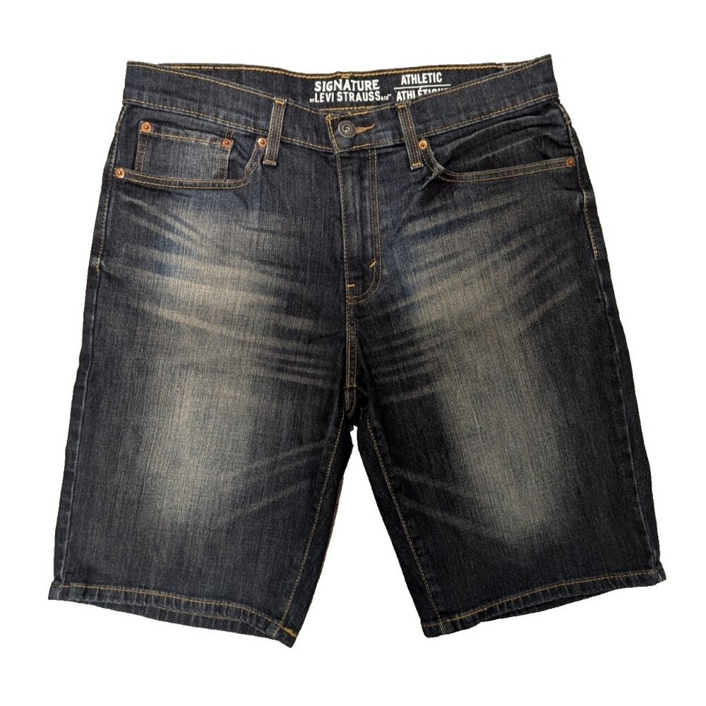 Signature Levi Strauss Levi’s Denim Shorts Men’s W 32 (34) Jeans Relaxed  Fit